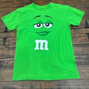 Green M&M Character T-Shirt